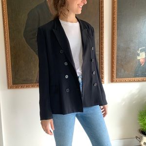 Pink Tartan black blazer